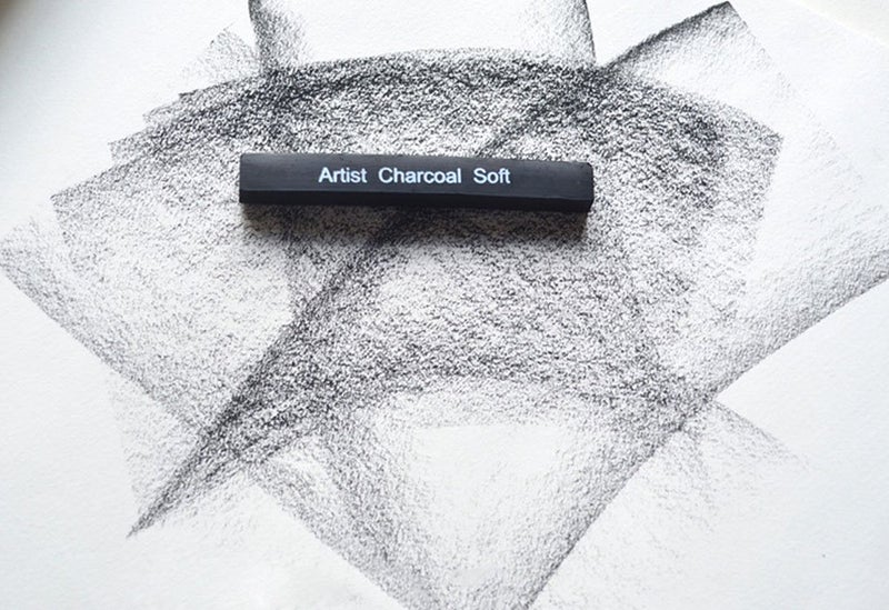 Clobeau Artist Compressed Charcoal Sticks for Sketching, Drawing, Shading, Soft, Medium, Hard, Art Supplies Sketch Kits Tools, 6-Piece Boxed - Image 4